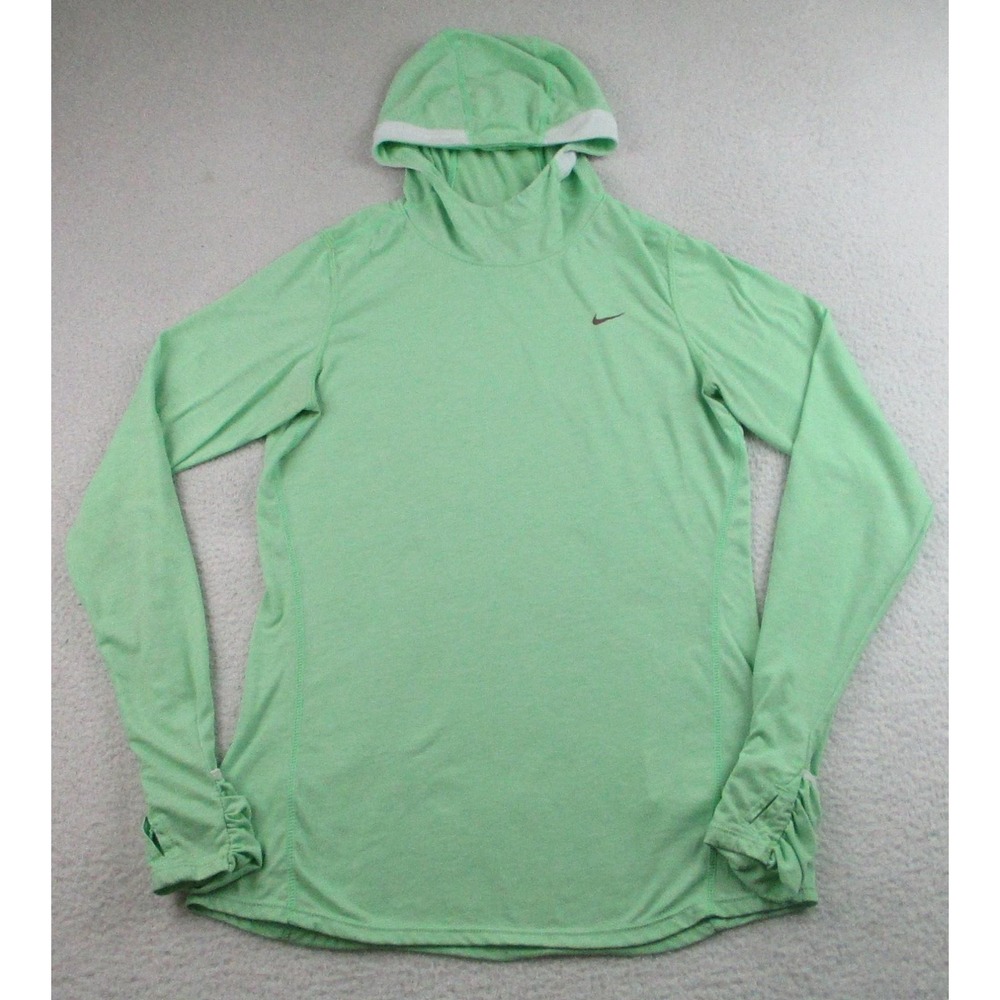 Nike Pullover Womens Small‎ Hooded Long Sleeve Running Dri-FIT 520284-374